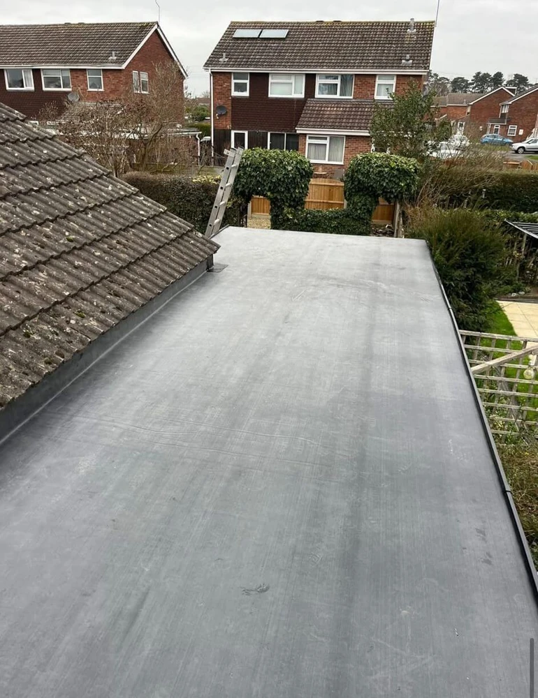 Completed roofing project by Pro Tech in West Midlands