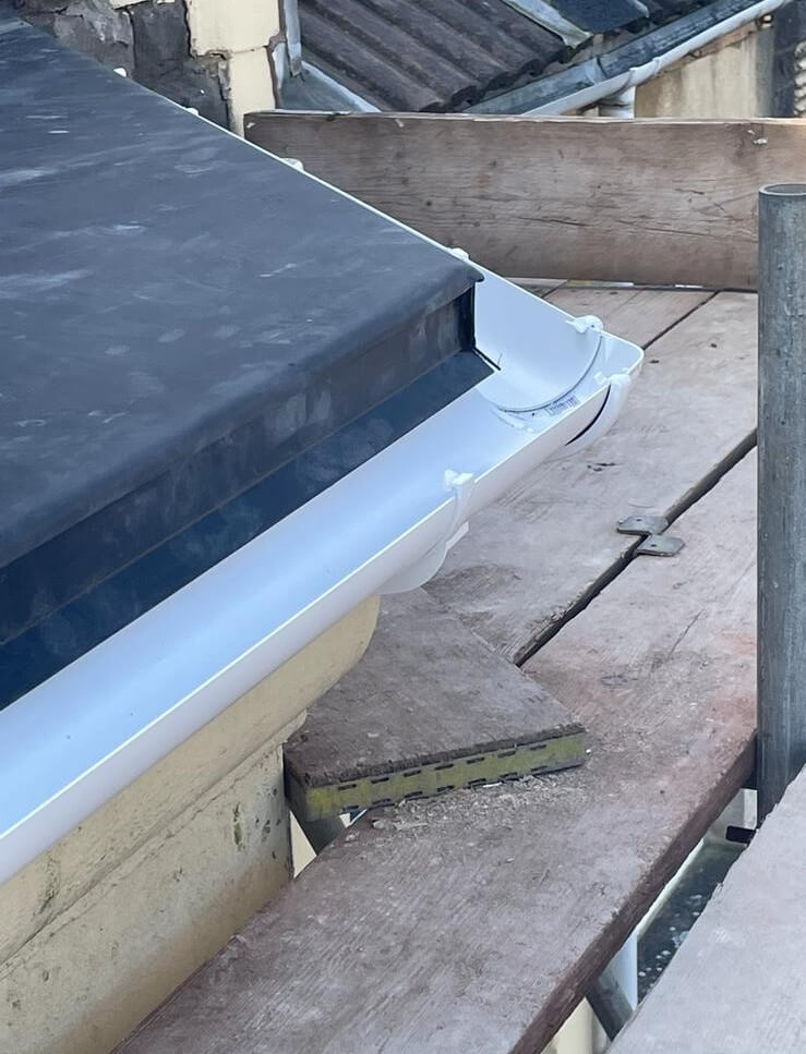 Completed roofing project by Pro Tech in Somerset